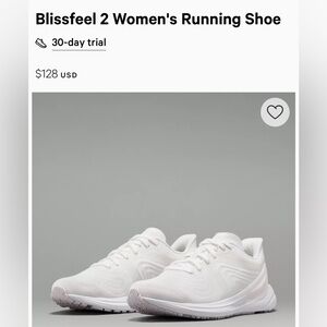 BlissFeel Lulu Lemon size 8 Running shoes- BRAND NEW